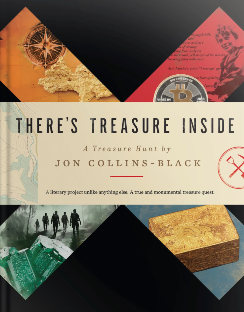 Jon Collins Black Tells Us Book THERE'S TREASURE INSIDE Has Clues To His National Treasure Hunt